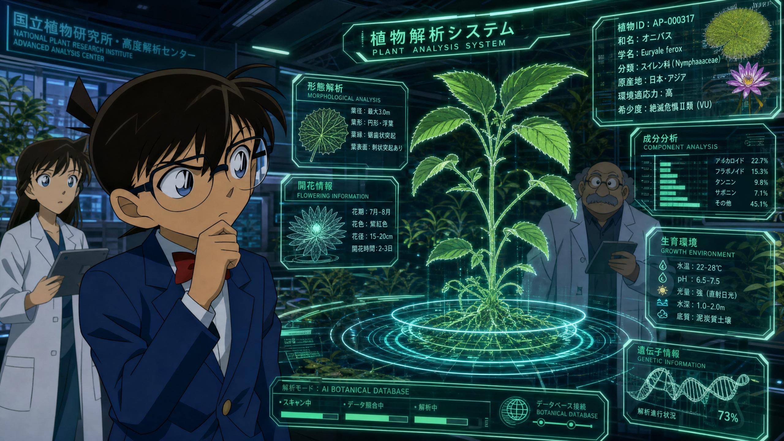 少女萝莉AI植物分析系统